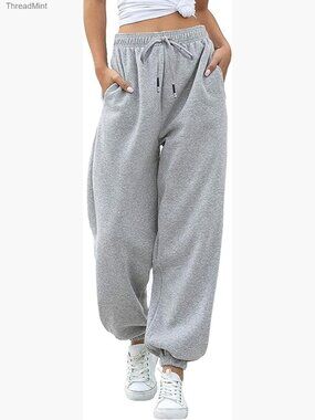 Women's Sweatpants Drawstring Joggers with Pockets